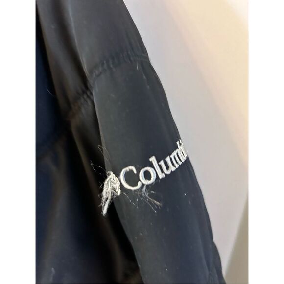 Columbia 100 Nylon puffer jacket xs black nylon no hood #69724 - Picture 2 of 9